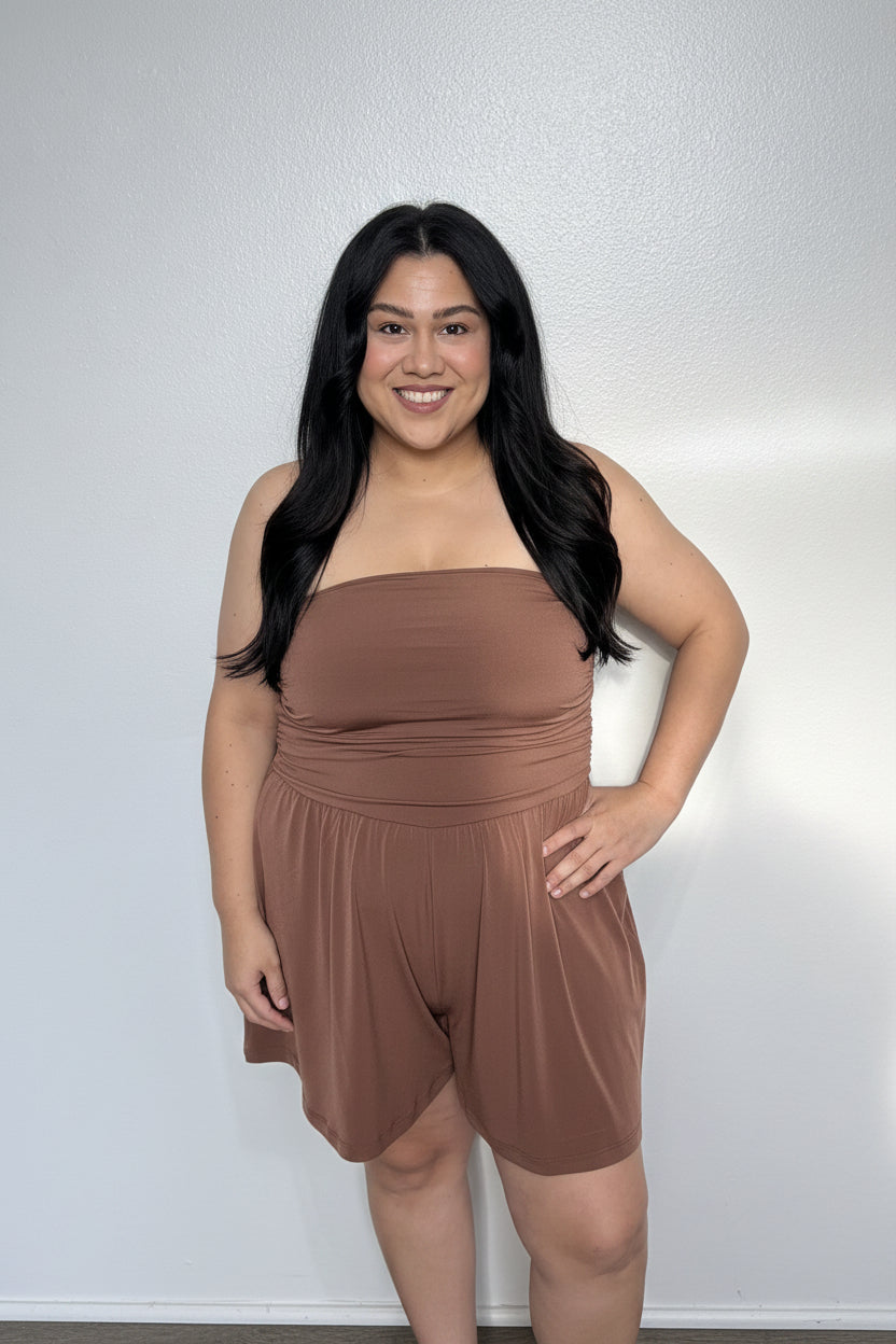 Mocha Muse Romper