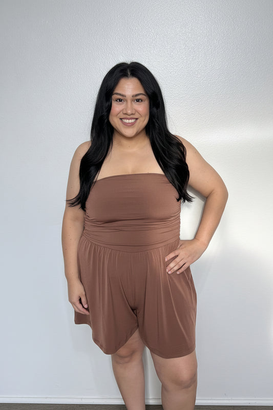 Mocha Muse Romper