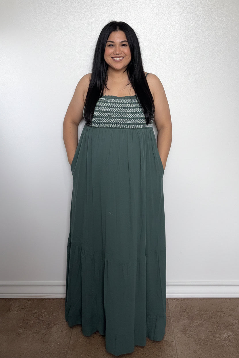 Sage Blossom Maxi