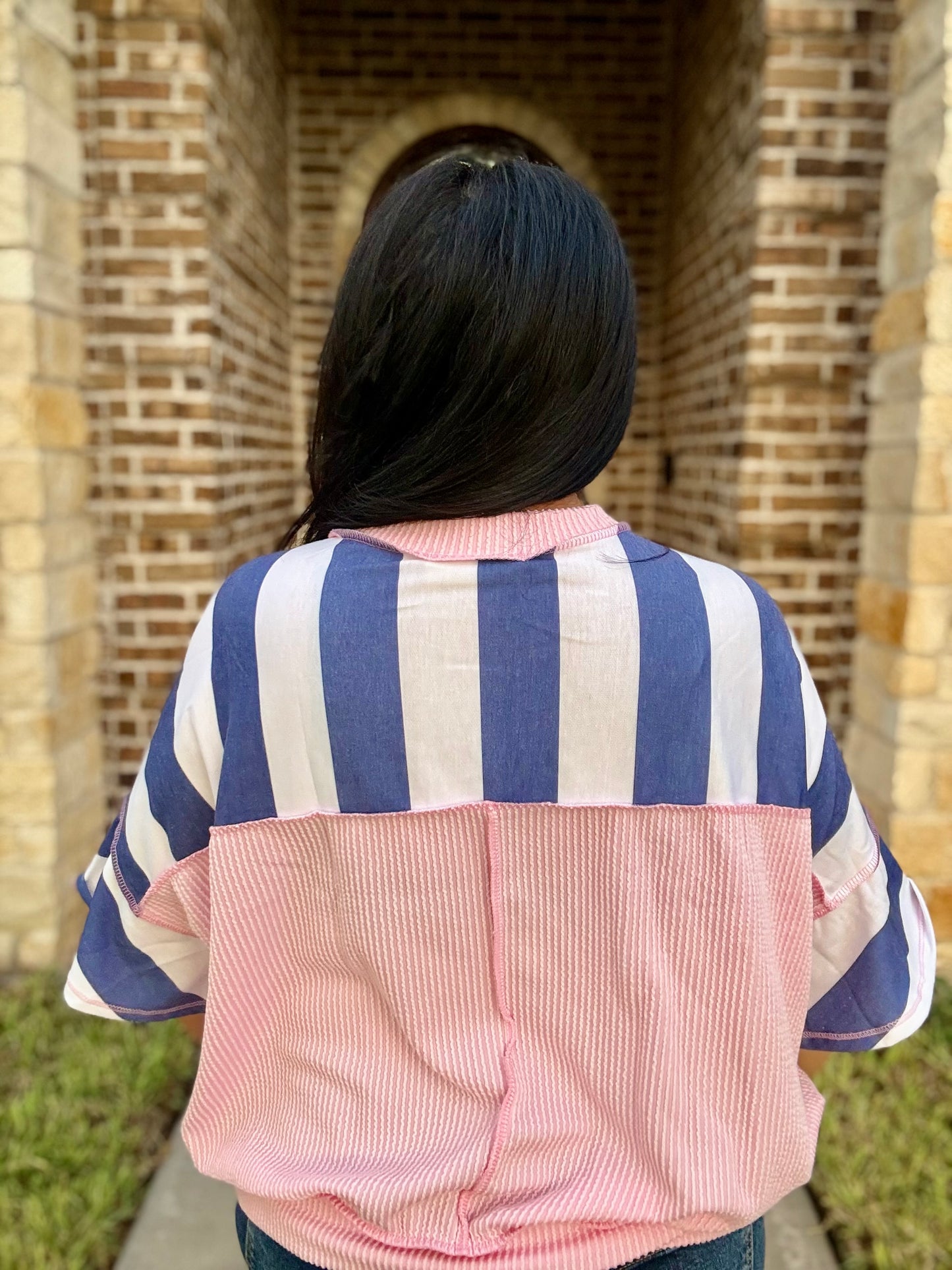 The Nautical Horizon Striped Top