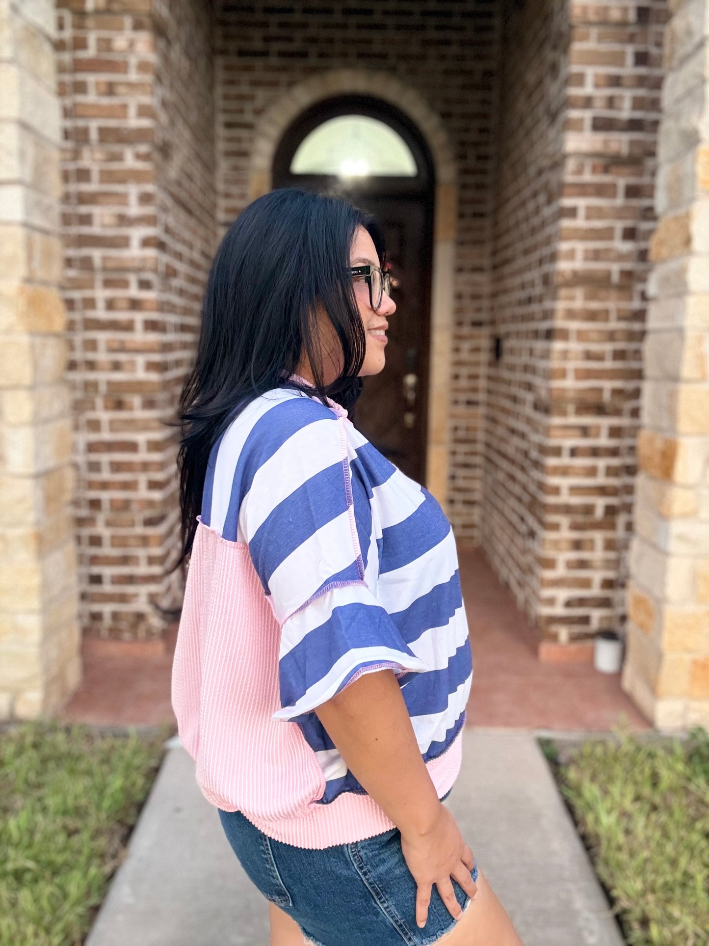 The Nautical Horizon Striped Top