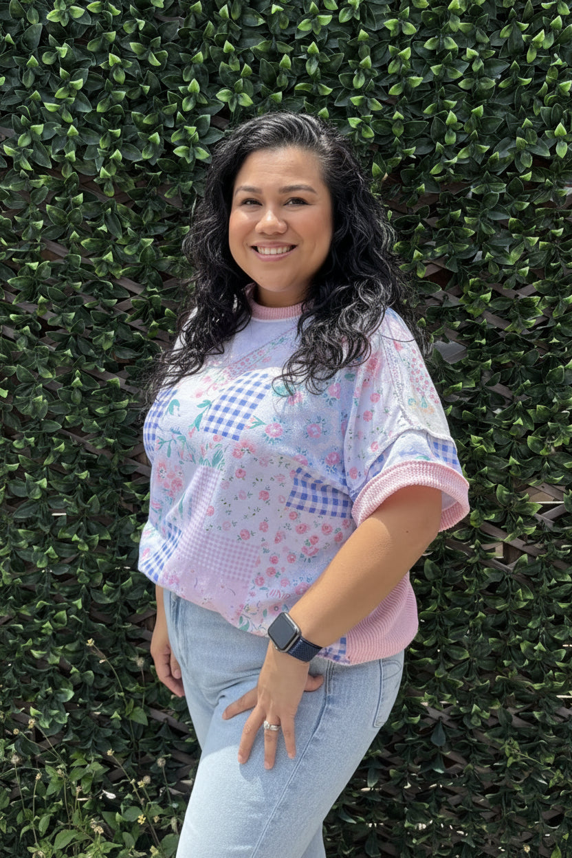 Patchwork Bloom Top