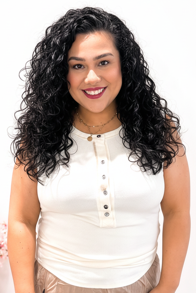 Ivory Button Tank