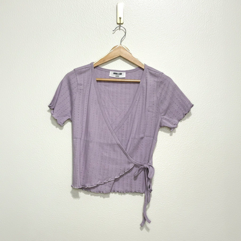 Lilac Daydream Wrap Top