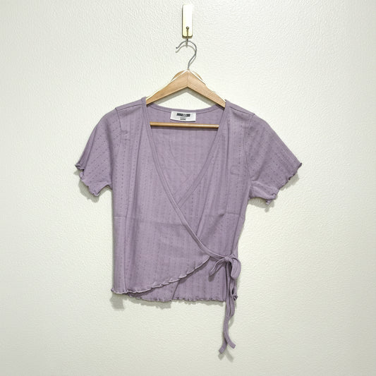 Lilac Daydream Wrap Top