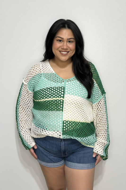 Seaglass Knit Top