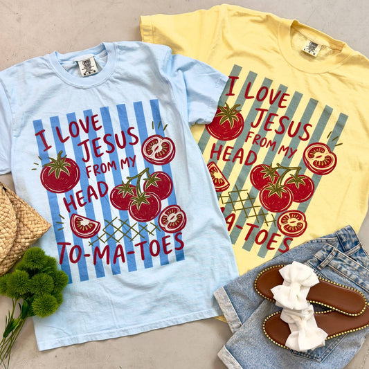 Head To-Ma-Toes Jesus Tee