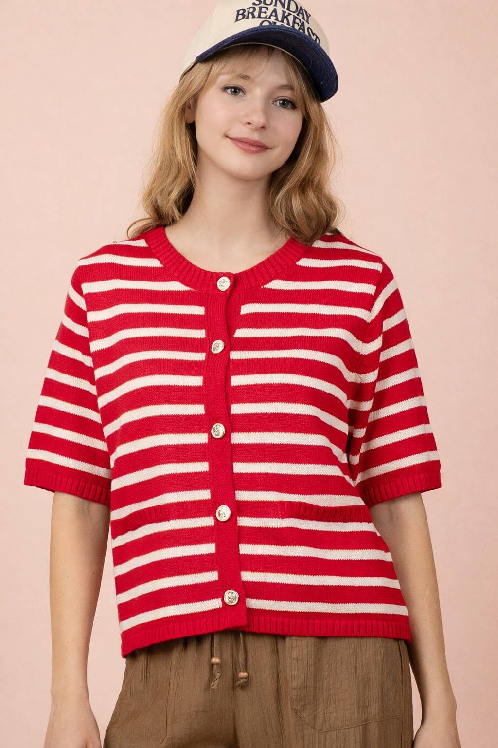 Bloom Stripe Cardigan