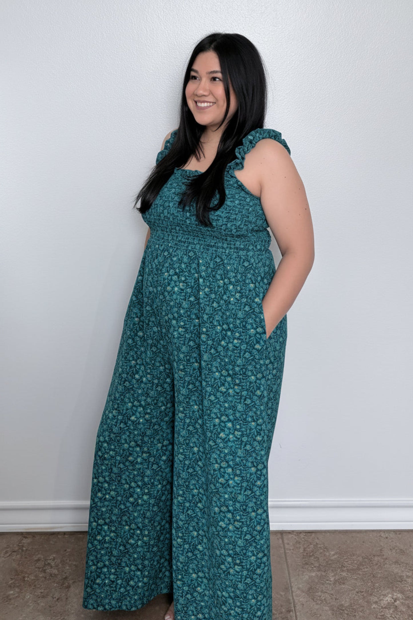 Emerald Meadow Jumpsuit